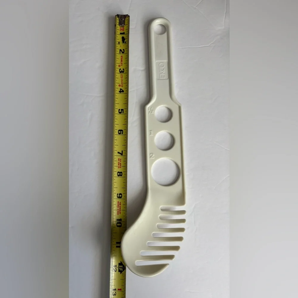 EKCO Vintage Spaghetti Pasta Fork Spoon Serving Piece with Measuring Area